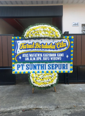 Papan Bunga Duka di Huta Bayu Raja